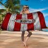 Barnsley Crest Design Beach Towel Microfiber Beach Towel, Lightweight and Quick-Dry, for Summer Travel, Swimming Pool Fan Birthday Gift