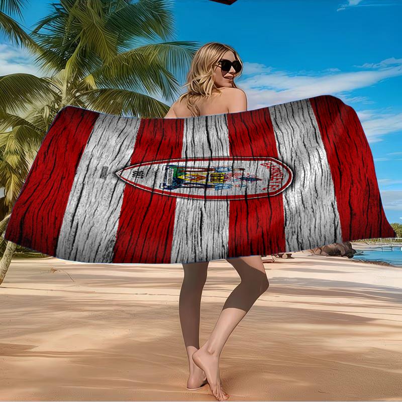 Barnsley Crest Design Beach Towel Microfiber Beach Towel, Lightweight and Quick-Dry, for Summer Travel, Swimming Pool Fan Birthday Gift