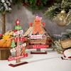 Desktop Christmas Tree Santa Claus DIY Decoration Wooden Christmas Signs Plaque Xmas Decoration New Years Party Gifts