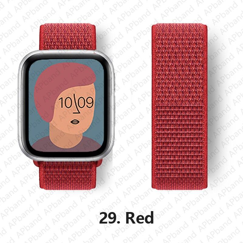 Nylon Band Voor Apple horlogeband 44mm 40mm 42mm 38mm 41mm 45mm 41 45 smartwatch polsband riem lus armband iWatch 3 4 5 se 6 7