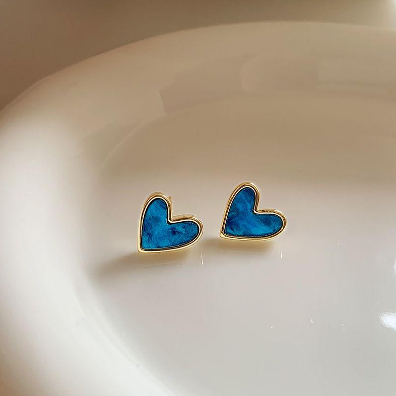 

Blue Loving Heart Women s Beautiful Best Selling Fancy Earrings Fancy ~ Blue Heart