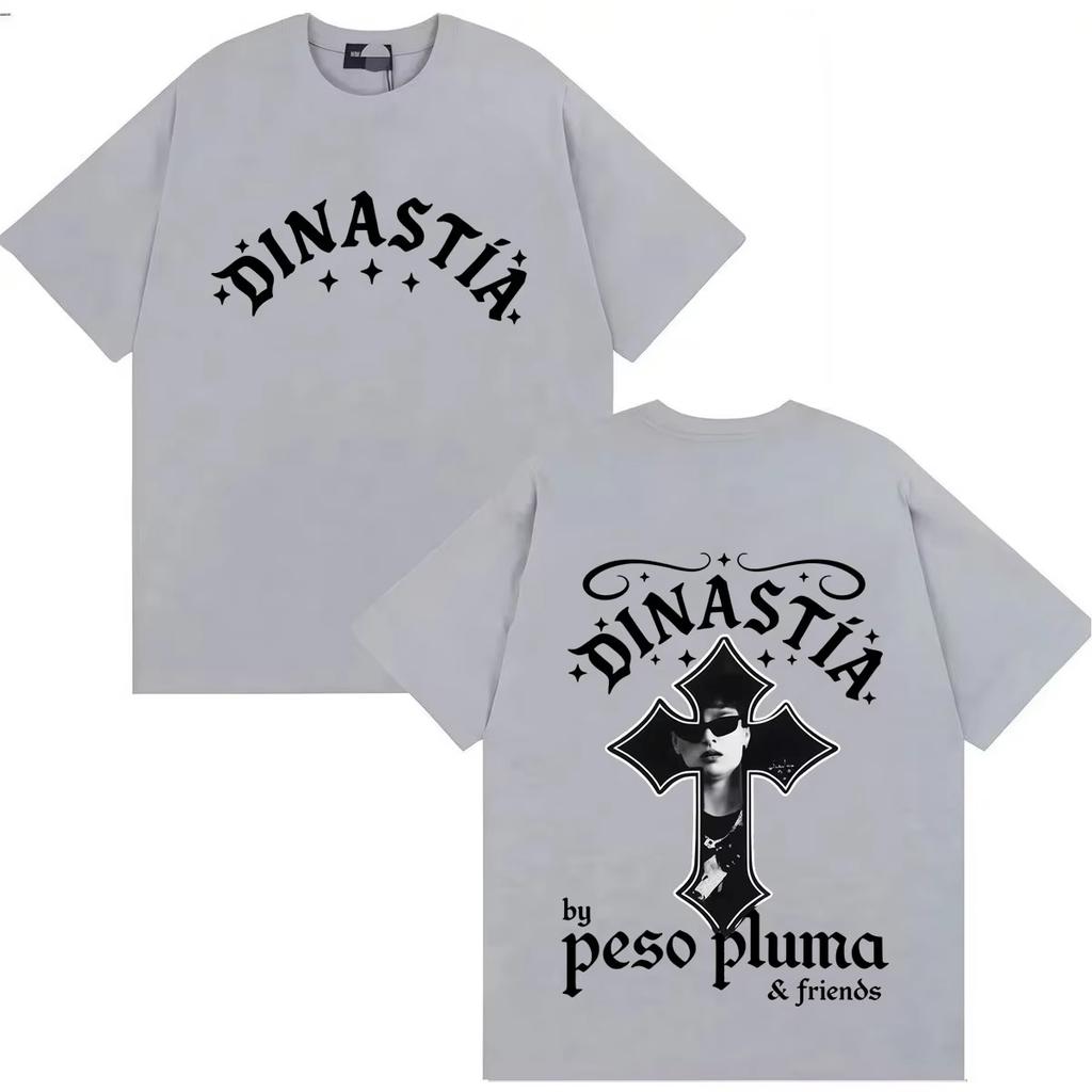 T-shirt Graphique Classique 2026 pour Hommes Femmes Chanteur Peso Pluma T-shirts d'Été en Coton de Haute Qualité à Manches Courtes et Col Rond pour Hommes Femmes