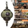 Mosaic Pendant Light E27 Turkish Retro Lighting Romantic Exotic Turkish Style Classical Homestay Chandelier for Bar Home Hotel