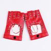 New PU Leather Half Finger Gloves Hip Hop Punk Fingerless Motorcycle Gloves Rivet Evening Prom Decor Women