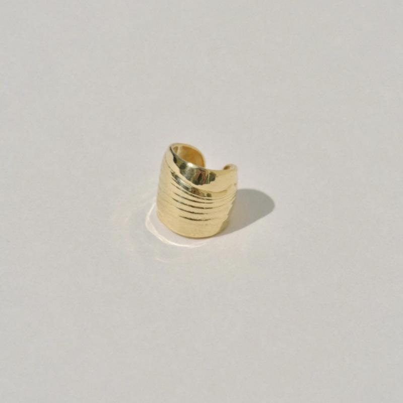 Must Enter Texture Corrugated Ear Bone Clip Unique Personality Simple Fashion Light Luxury Ear Clip Women