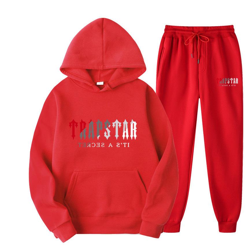 Completo con Felpa Trapstar Floreale Trendy Casual Capo Superiore