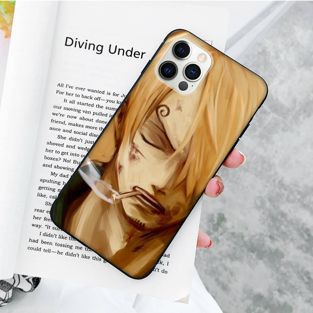 JW67 Robin Zoro Black Soft Case for iPhone 16 15 Plus 14 13 Pro 8 SE XR XS Max P30 Nova 5T Y5P Y6 Y7 Y8P Y9 Realme C30 C33 C31 VIVO Y36 V27