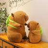 Capybara Backpack & Plush Toy: Cute Capybara Doll & Pillow for Girls' Birthday Gift