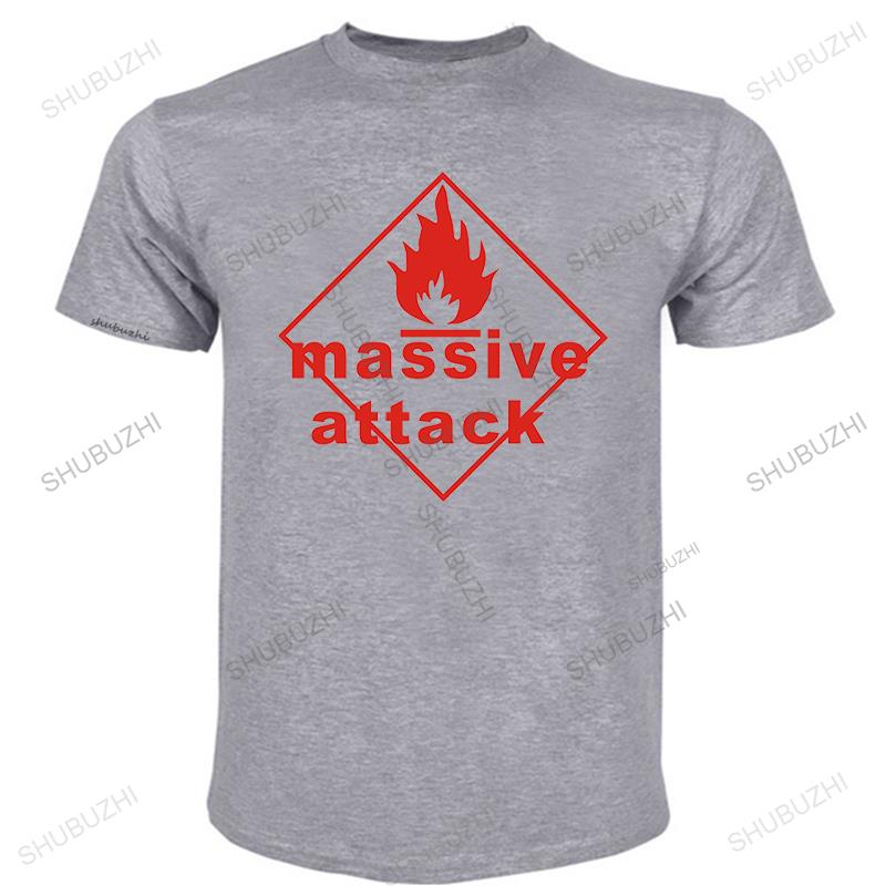 

Massive Attack T Shirt Men Tops New Fashion Short Sleeve Tees Mans letter print Tshirt male black t-shirt cotton teeshirt men 4XL