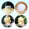 700ml Big Head Bear Clear Plastic Juice Bottles Reusable Sealed Cups for Smoothie Milk Homemade Drinks Beverage Container