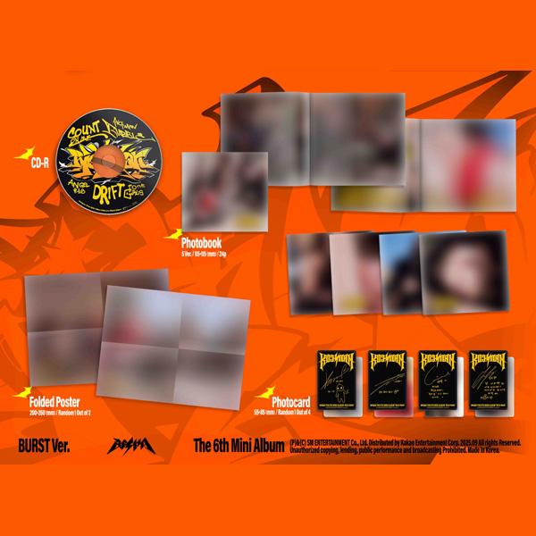 Aespa - 6. Mini-album [Rich Man] (BURST-versjon)