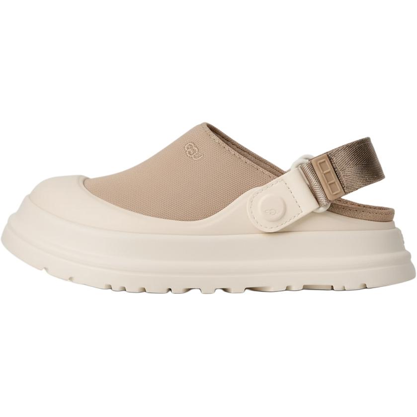 UGG Golden Glow Canvas Удобные Универсальные Повседневные Обувь Детские кроссовки Белый Коричневый 1175092K-MDSD 32.5