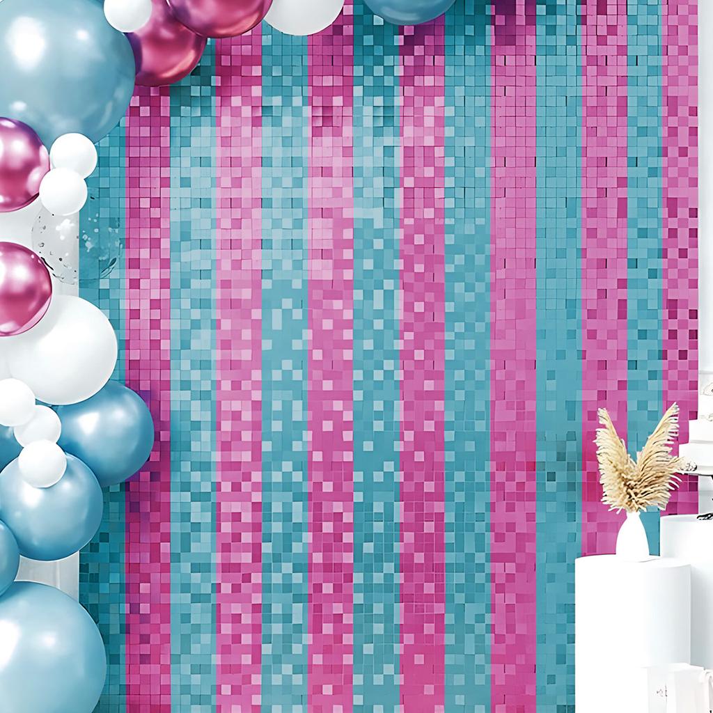 Rain Curtain Birthday Party Decorations Wall Drapes Baby Shower Supplies Rain Tinsel Foil Curtain Wedding Party Favors Backdrop