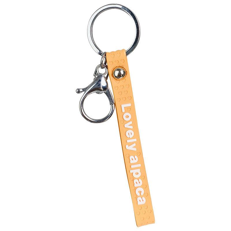 Color Candy Stylish Soft Pvc Keychain Unique Car Key Holder Party Favor Gift