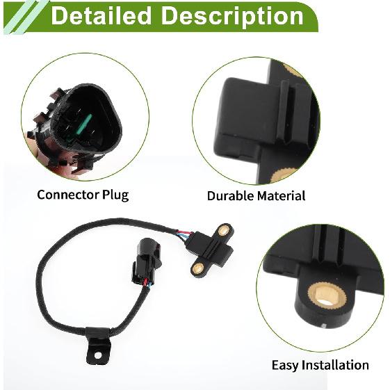 1 Pc No.05072065AA Crankshaft Position Sensor for Hyundai Atos Atos Prime Santro Visto 1.0L 1.1L 2000-2011