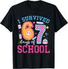I Survived 67 Days Of School Meme Six Seven Teacher Students T-Shirt ,Unisex Tee