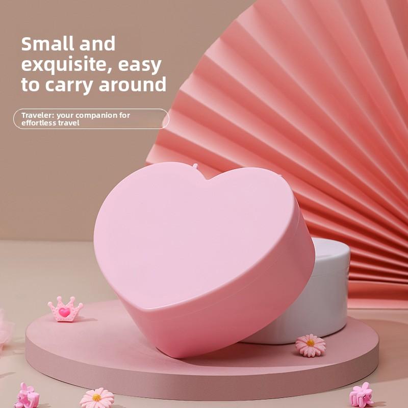 Home Mirror Pink Girly Heart Storage Organizer Jewelry Box Bedroom Large Capacity Storage Box