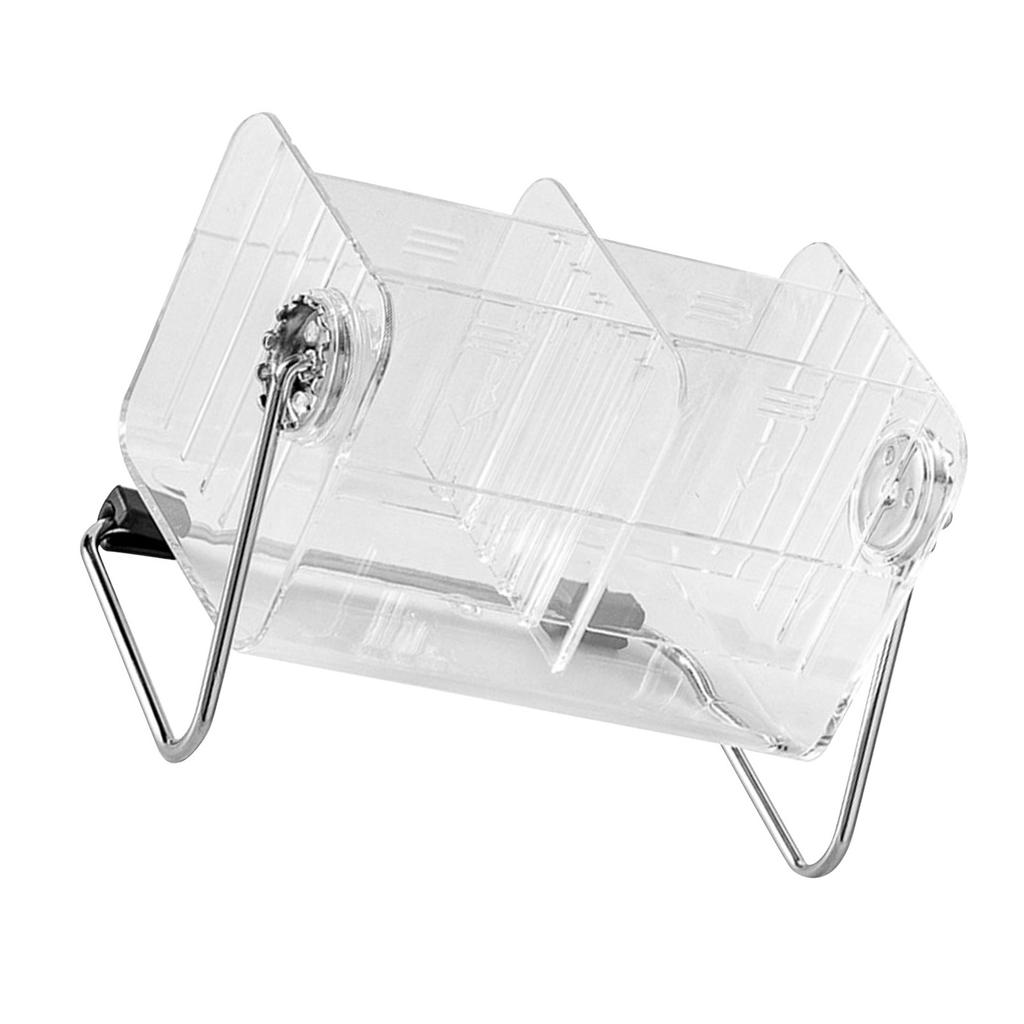 Rotating Clear Acrylic Desk Organizer for Office Supplies Desk Accessories Pen Holder Box Desktop