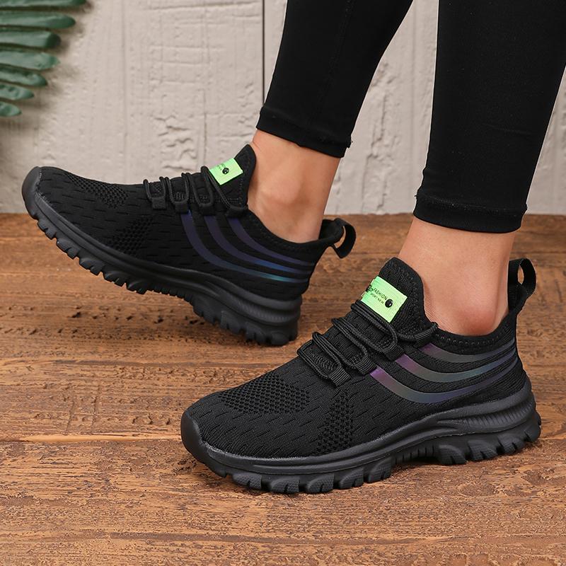 Woman'S Grid Sports Shoes Industrial Casual Style Lightweight Non Slip Sole Outdoor Walking Training Basketball Sports Shoes