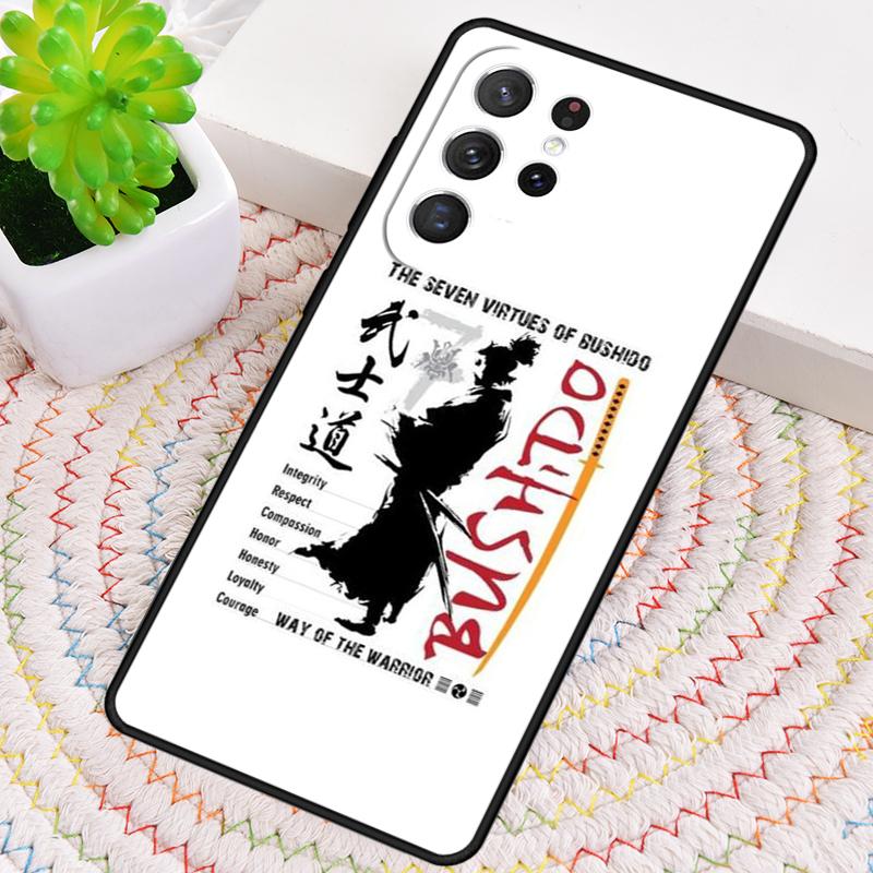 Japanisches Bushido Samurai Silikon Handyhülle Für Samsung Galaxy note 10 pro S26 S25 S24 S23 S22 S21 Plus S25Ultra Capa Abdeckung