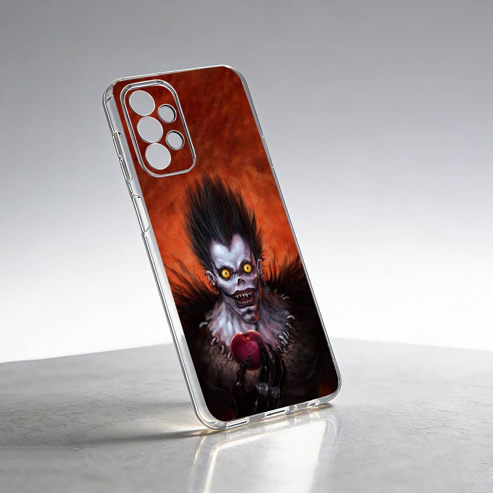 Death-h Note-eRyuk Phone Case For Samsung S25,S24,S21,S22,S23,S30,Ultra,S20,Plus,Fe Transparent Cover