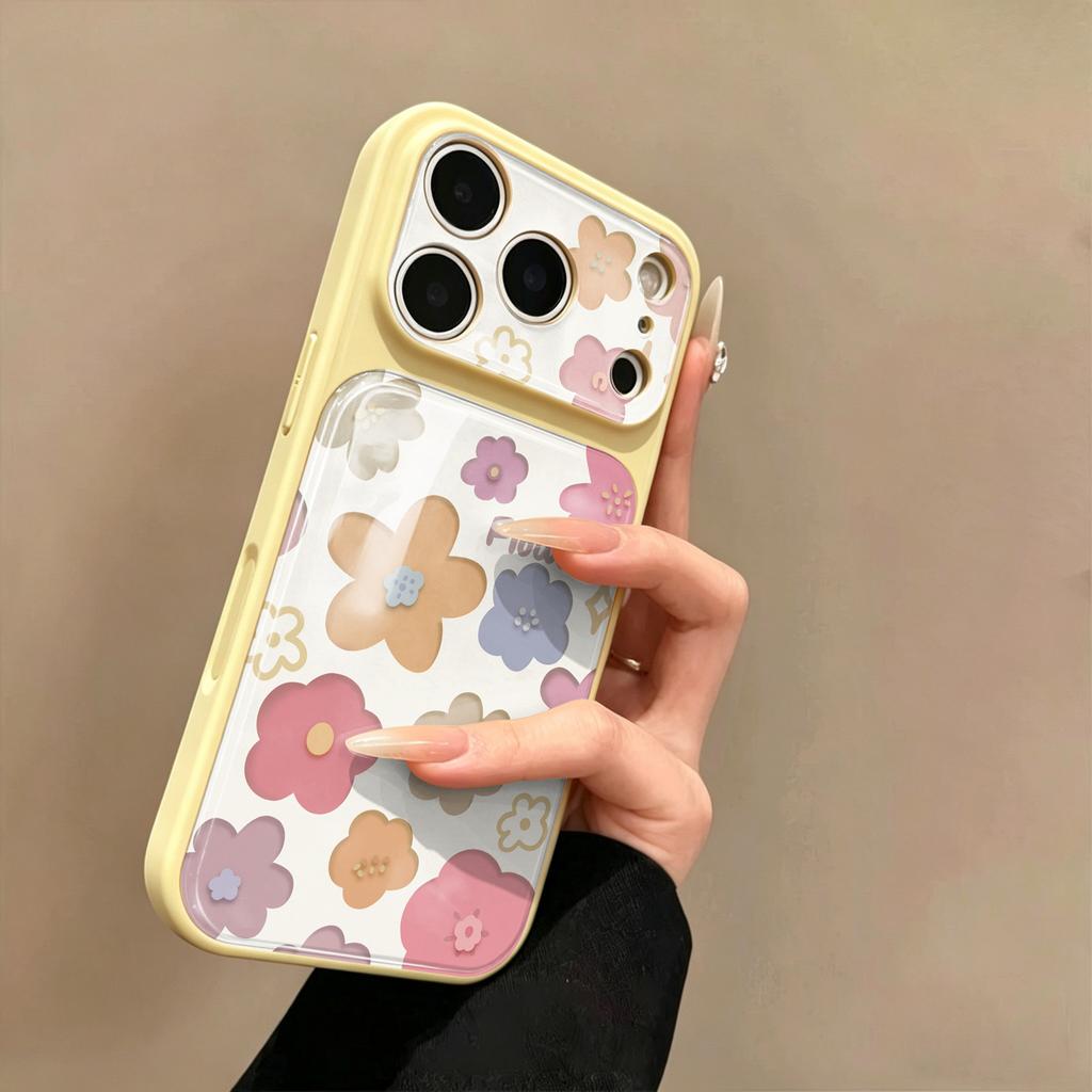 Colored Flowers for iPhone17ProMax Phone Case 16/15Plus Niche Apple 14Pro Creative 13