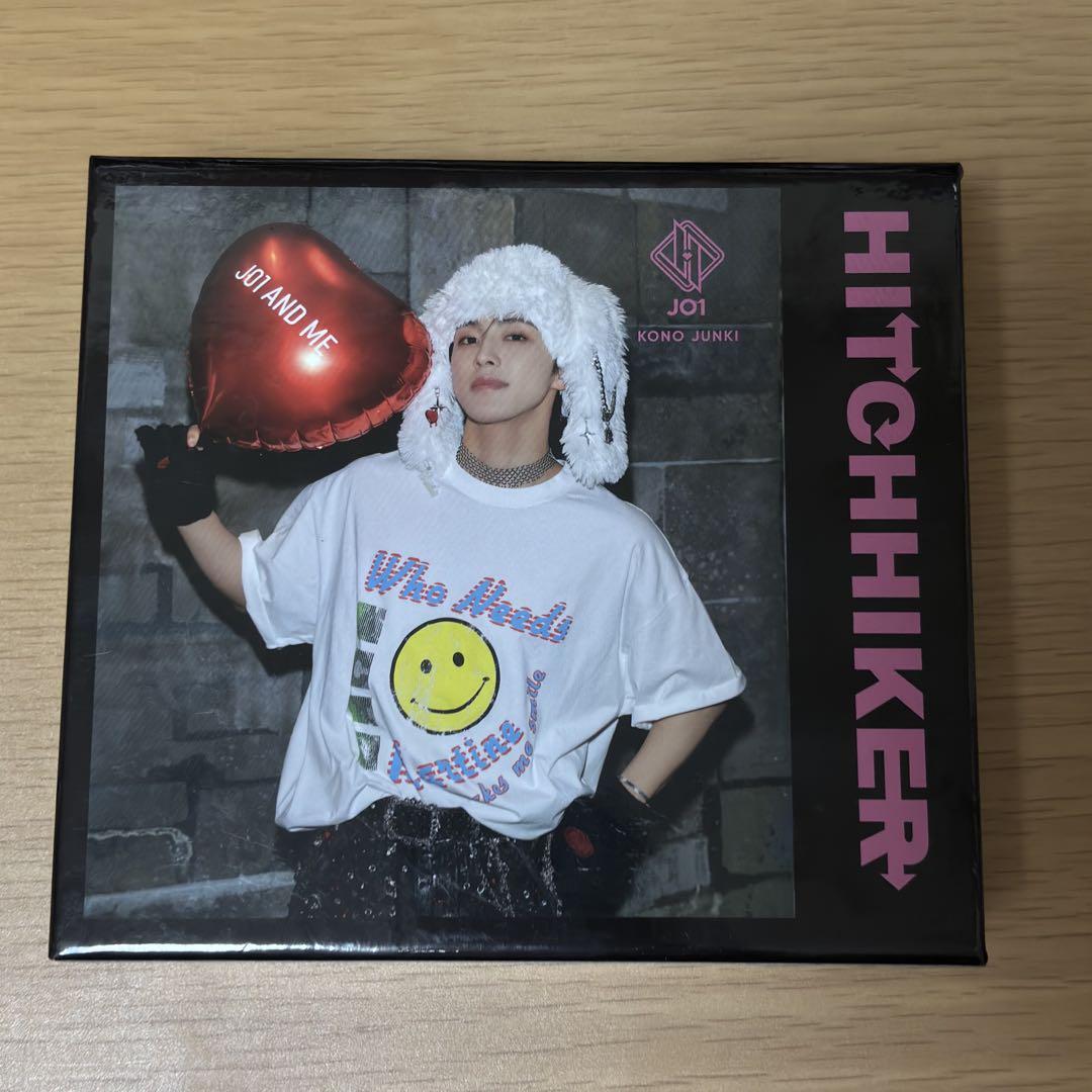 

[USED] JO1 Kono Junki Storage Case Box with 3 CDs Hitchhiker