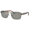 Ray Ban Green Rectangular Unisex Sunglasses Rb3750 925940 59