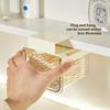 Drawer Storage Box Bathroom Transparent Suspended Cotton Swab Storage Box Under The Mirror Cabinet Pull-Out Storage Case