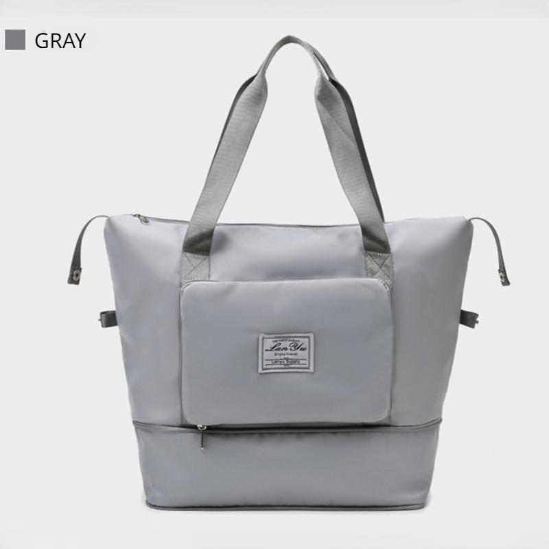 Folding Travel Bag for Men and Women Short Distance Portable Expansion Travel Luggage Bag Waiting for Parturition Storage Bag Fitness Yoga Bag