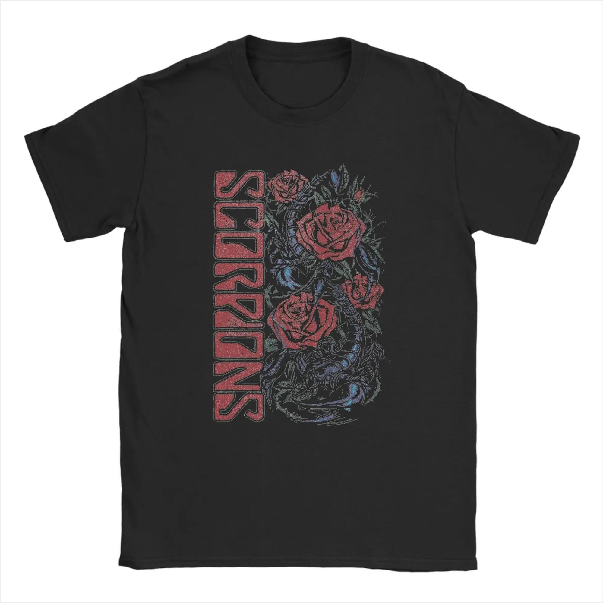 Scorpions Blackout Live TShirt Heavy Metal Rock Band Unisex 100 Cotton Fashion New Summer Oversized Casual Top Tshirts S