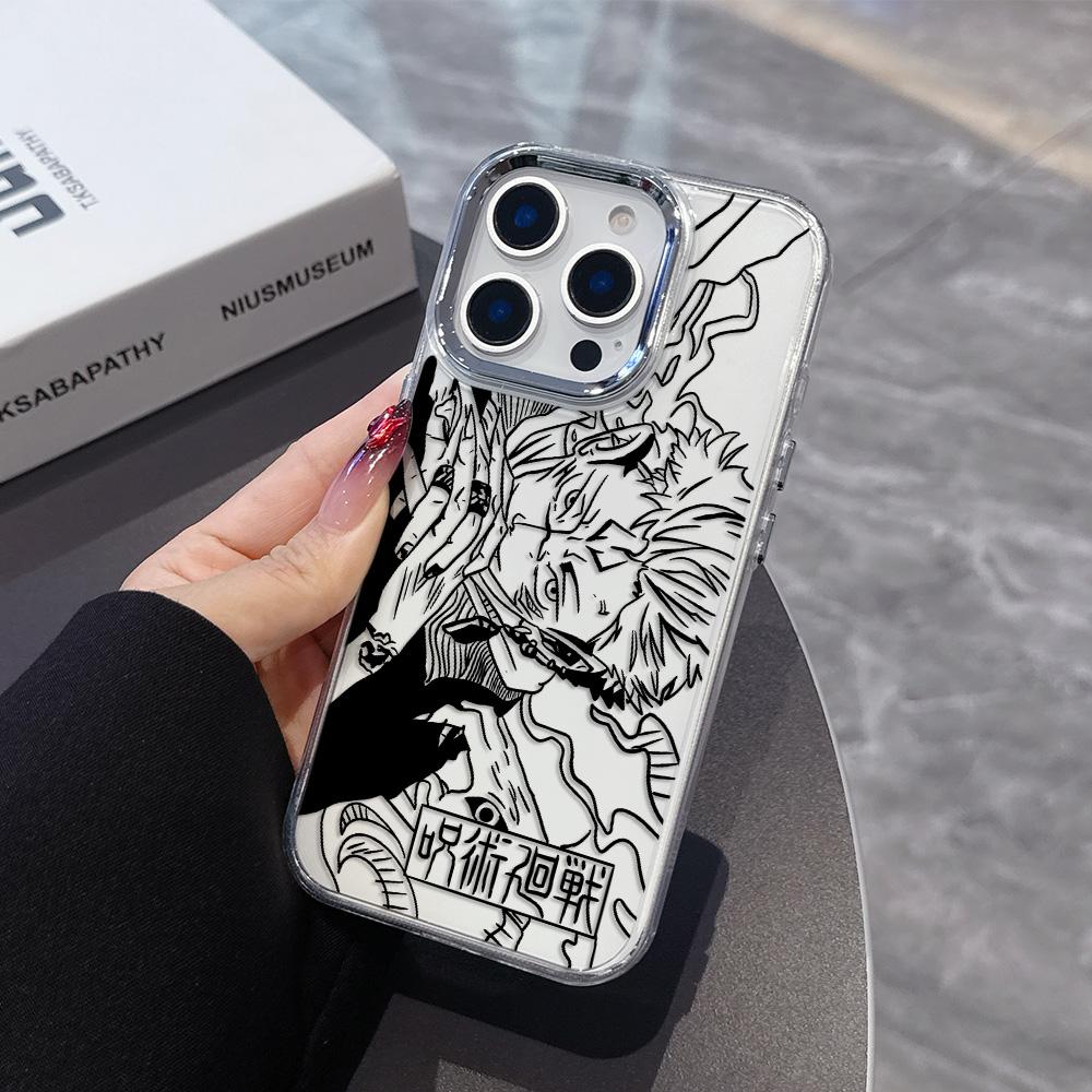 New Jujutsu Kaisen Anime Phone Case For iPhone 17 16e 16 15 14 13 12 11 Mini Pro Max X XR XSMAX 8 7 Air Plus Transparent Cover