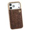 KIGC For iPhone 17 Pro Case Compatible with MagSafe Hybrid Phone Back Cover Snake Texture