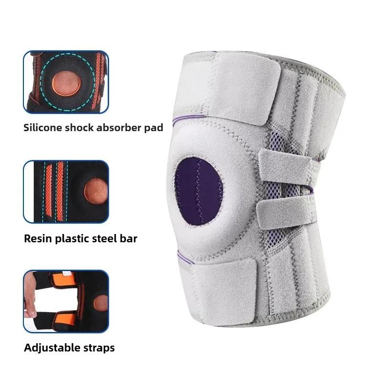 

1Pc Orthopedic Knee Pad Knee Brace Support Features Joint Pain Relif Patella Protector Adjustable Sport Kneepad Guard Meniscus Ligament