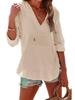 Women's Summer V-Neck Hooded Beach Cover-up with Pockets, 2025 