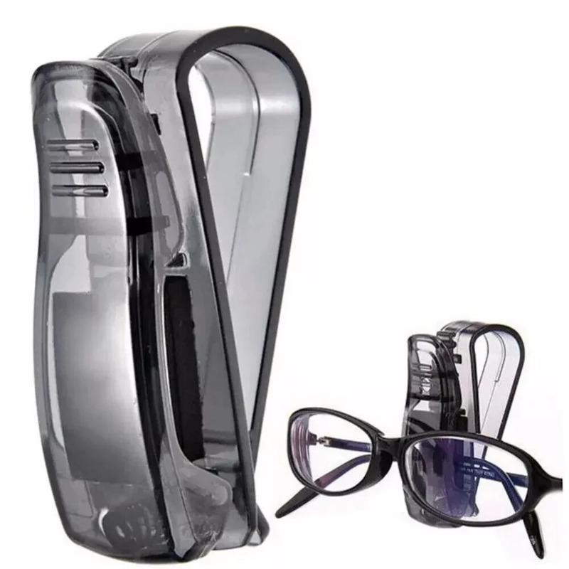 Universele Auto Auto Zonneklep Glazen Doos Zonnebril Clip Kaart Ticket Houder Stand Fastener Pen Case Brillen Auto Accessoires