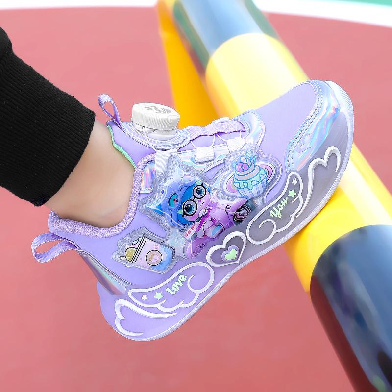 2025 Wasserdichte Leder-Laufschuhe für Mädchen – Rutschfest, Weiche Sohle, Lässig für ältere Kinder