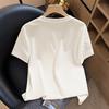 Women's Floral Embroidery Mesh T-shirt