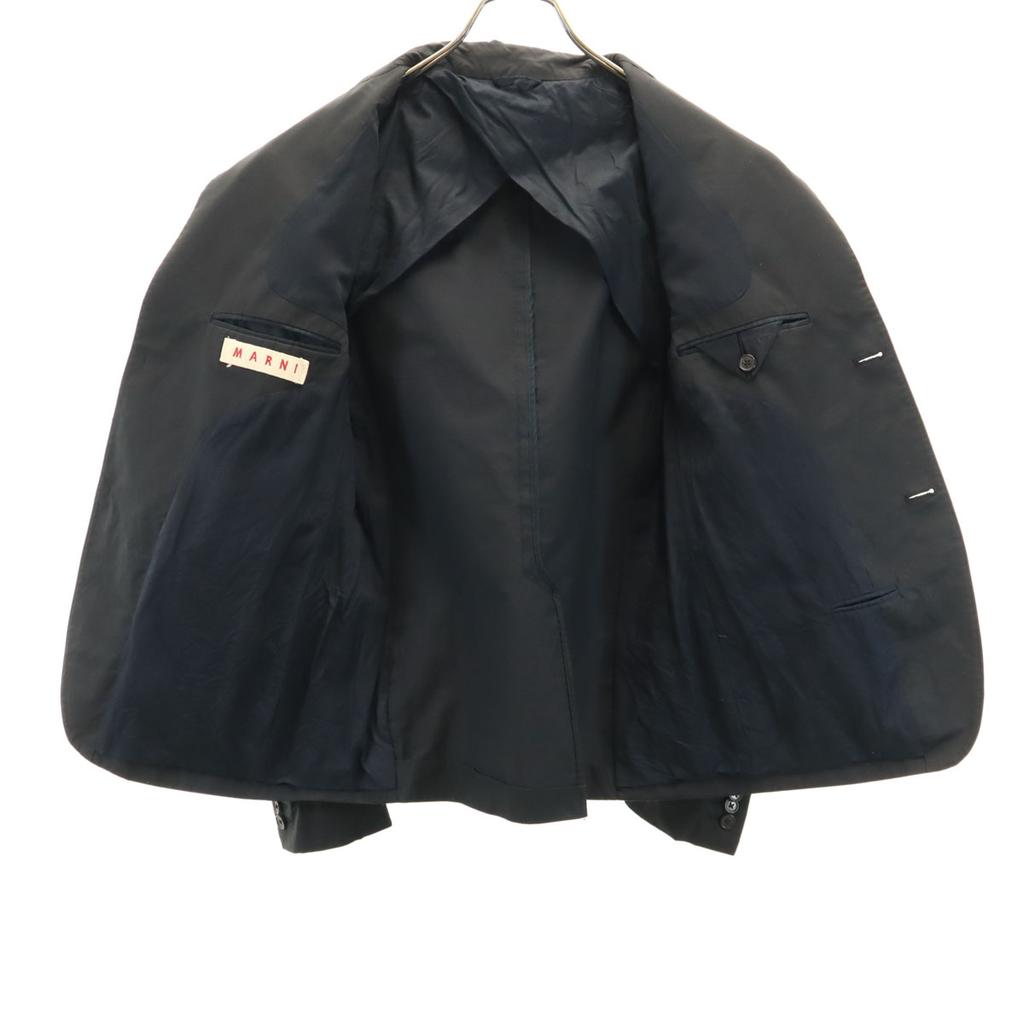 MARNI made in Italy tailored jacket 50 Charcoal black blazer Women Used