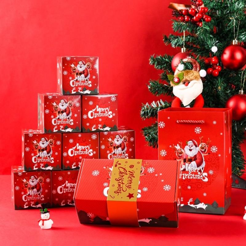 Christmas Popup Gift Box Surprise Fold Designs Paper For Holiday Party Decorations Holiday Accessories