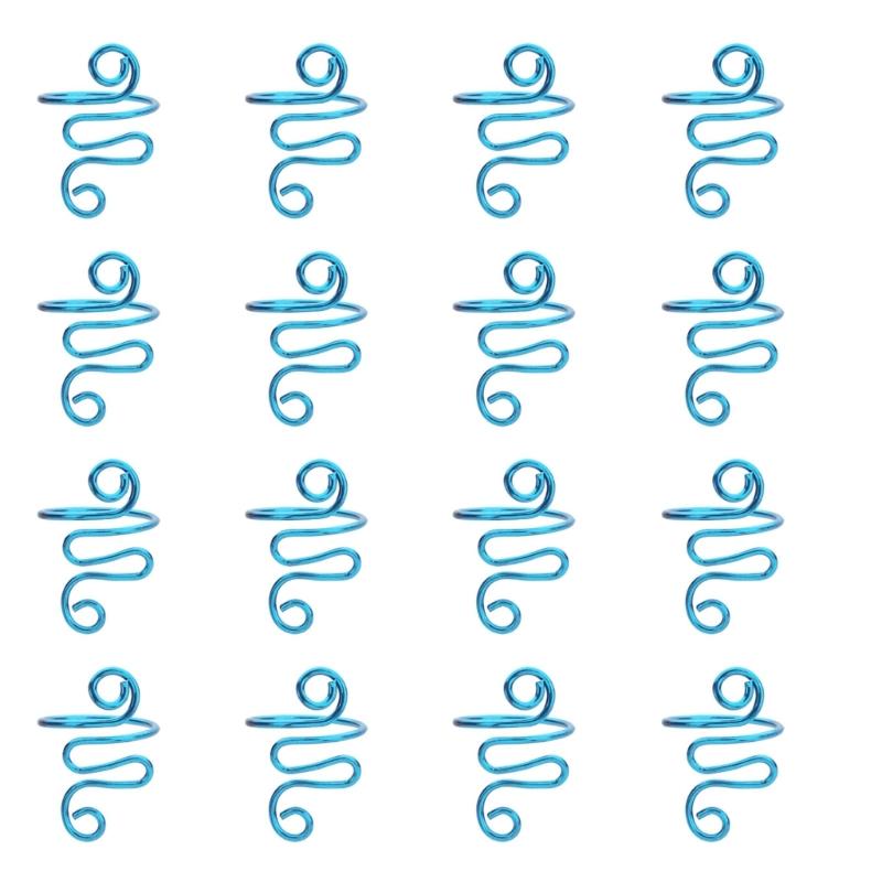 

20 Pcs Tension Rings Crochet Rings Adjustable Crochet Tension Rings Crochet Knitting Rings for Left-Handed Right-Handed небесно-голубой