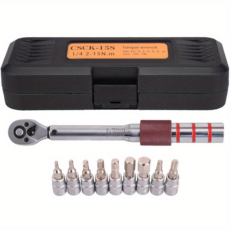 1 PC Industrial Grade 1/4 Mini Bicycle 2-15Nm Torque Wrench Set Torque Measurement Tool Set