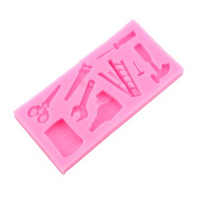 Silicone Cake Fondant Mold, Wrench Tools, Topper, Cake Molds