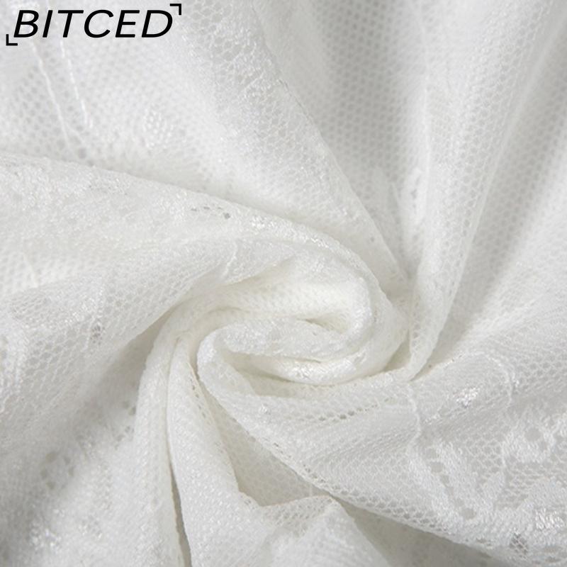 BITCED Spring Women's Solid-Color Slim-Fit Streetwear Off-Shoulder Wrap-Top with Backless Design
