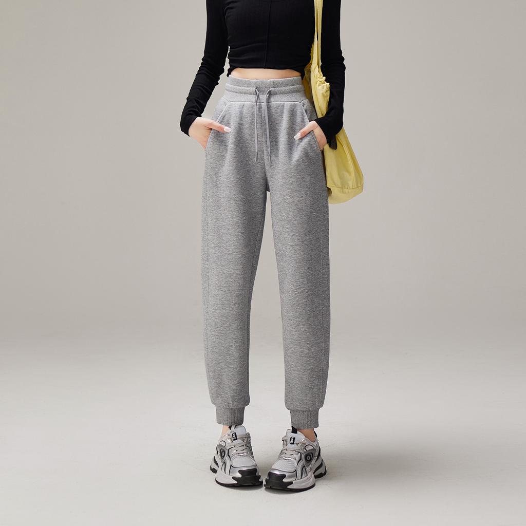 Elastic Waist Strap Sports Ankle Pants for Women