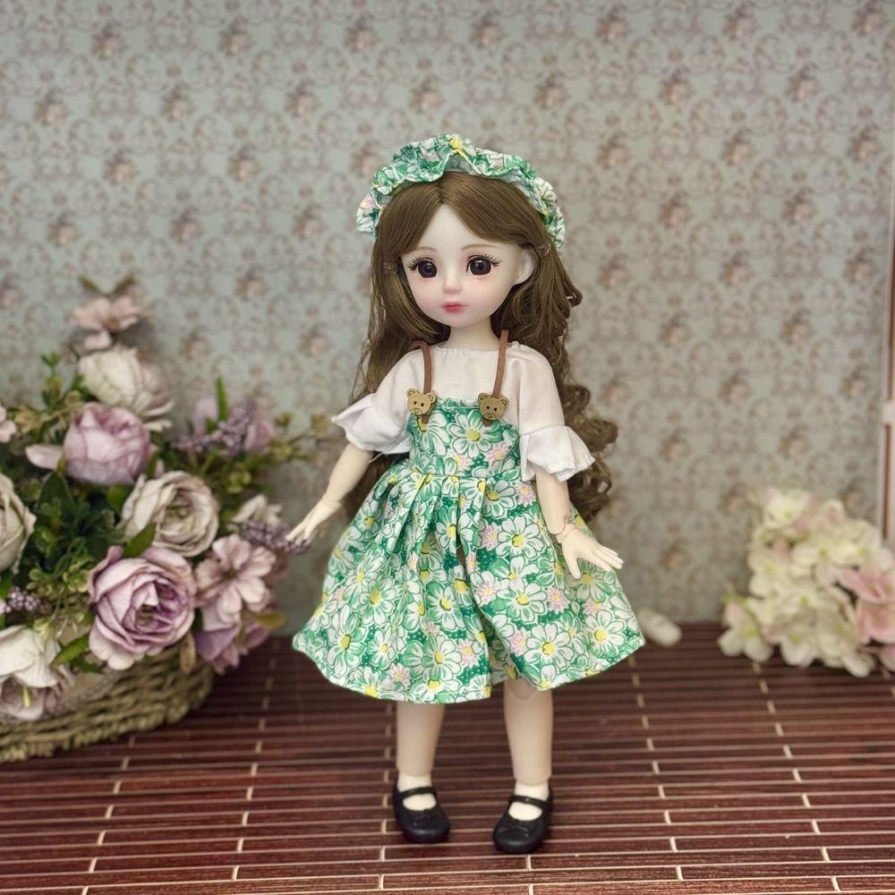 With Clothes Removable Joints Doll 3D Eyes 1/6 Bjd Dolls Hinged Doll 30cm BJD Doll  Girls Gifts