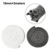 Rope Seal Stove/Fire Rope Log Burner Fireplaces Boiler For Industrial Oven 3meters Length Black White Fire Rope Door Seal