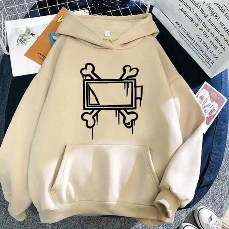 New men's and women's autumn and winter fleece hoodie Murder Drones print foreign trade leisure sports hoodie trendy men's Y2K