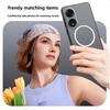 Frosted Semi Clear Magnetic Phone Case for OPPO A78 5G Soft TPU Cover