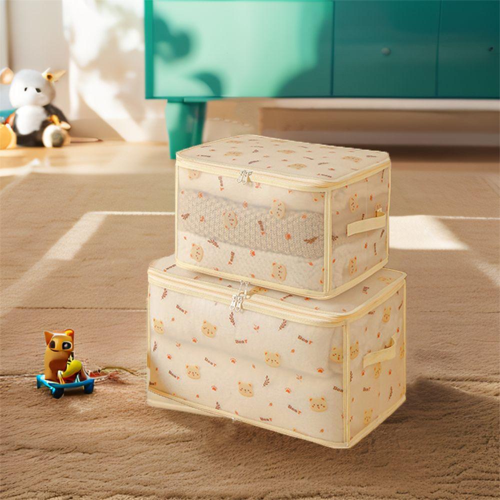 Foldable Clothes Storage Box Waterproof Closet Storage Organizer  Bedroom